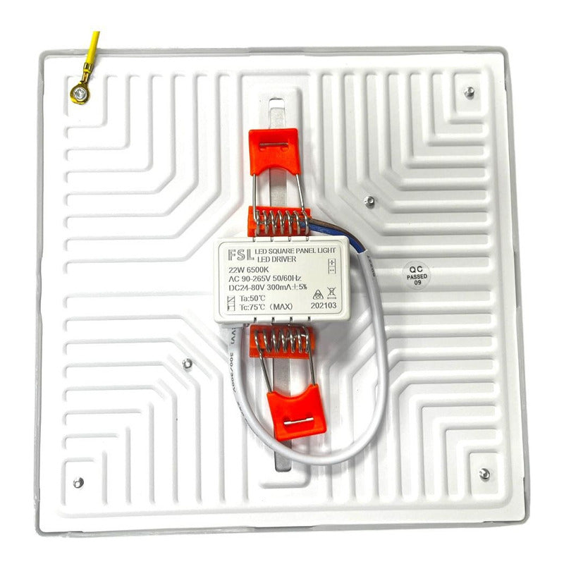 Panel LED Cuadrado Ajustable 22W Luz Fría 6500K – FSL