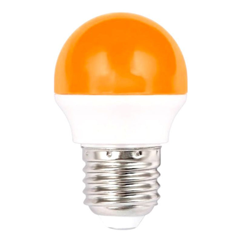Ampolleta Guirnalda Led Mini Bola G45 2w/e27 Luz Naranja Fsl