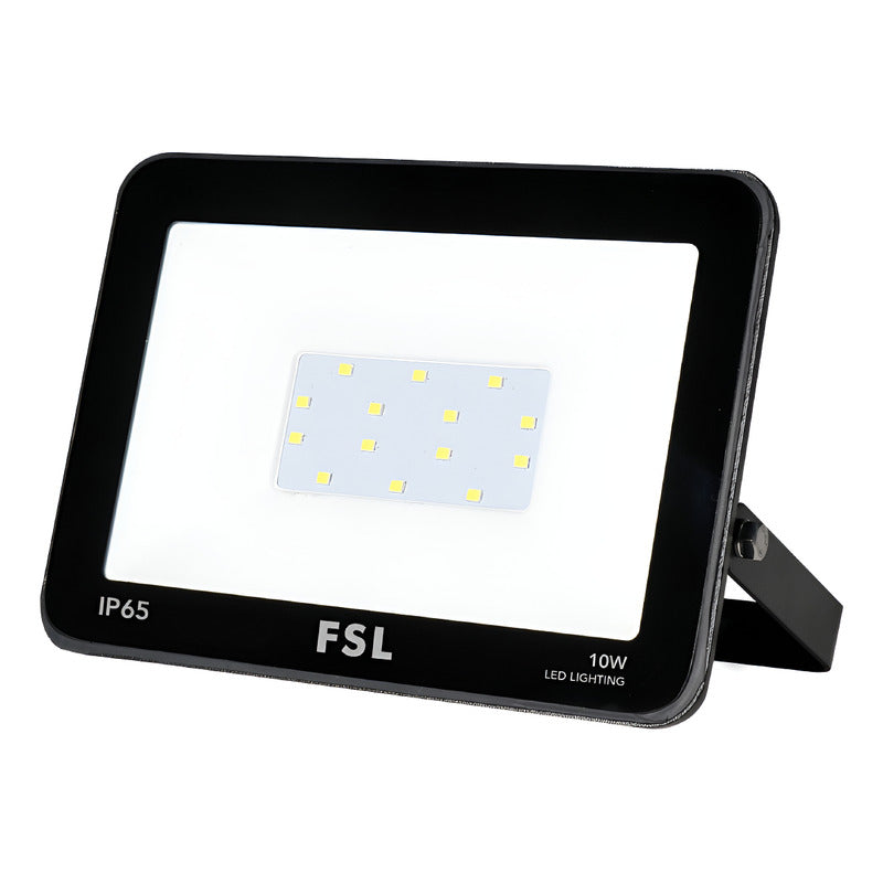 Pack X2 Reflector LED 10W IP65 Luz Cálida 3000K FSL Exterior Certificación SEC