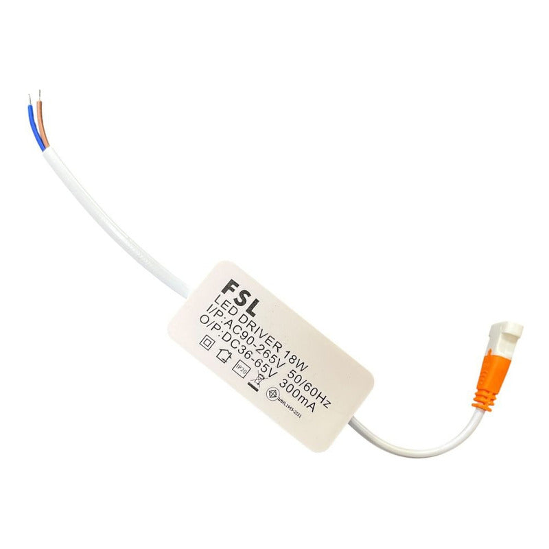 Pack x2 Panel LED Sobrepuesto Redondo FSL 18W 210mm (Cálida/Neutra/Fría)