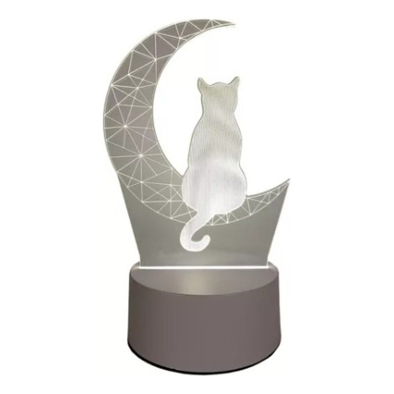 Lámpara 3D Decorativa LED – Diseño Moderno para Interiores