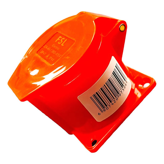 Enchufe Industrial Hembra Embutido FSL 3P+T 32A IP44 380-415V 6h | Toma Trifásica Oculta Potente