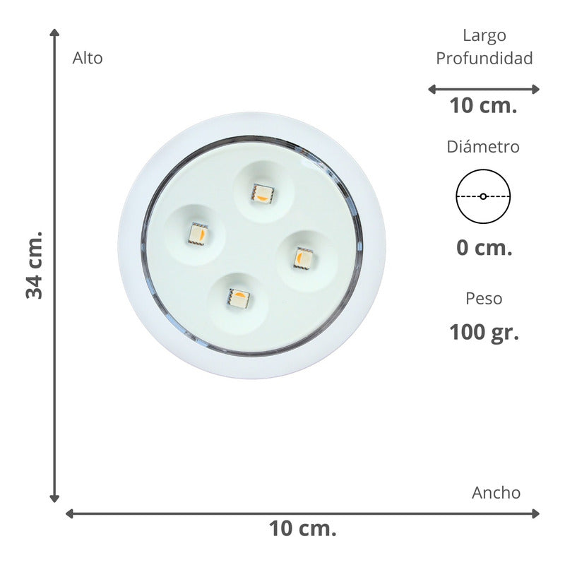 Pack x3 Luces LED RGB Decorativas con Control Remoto