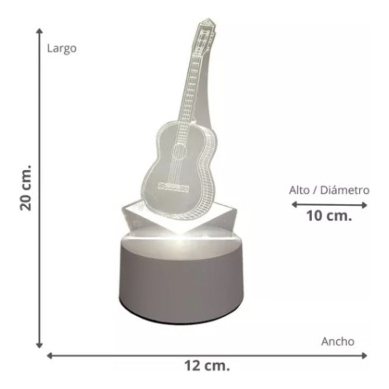 Lámpara 3D Decorativa LED – Diseño Moderno para Interiores