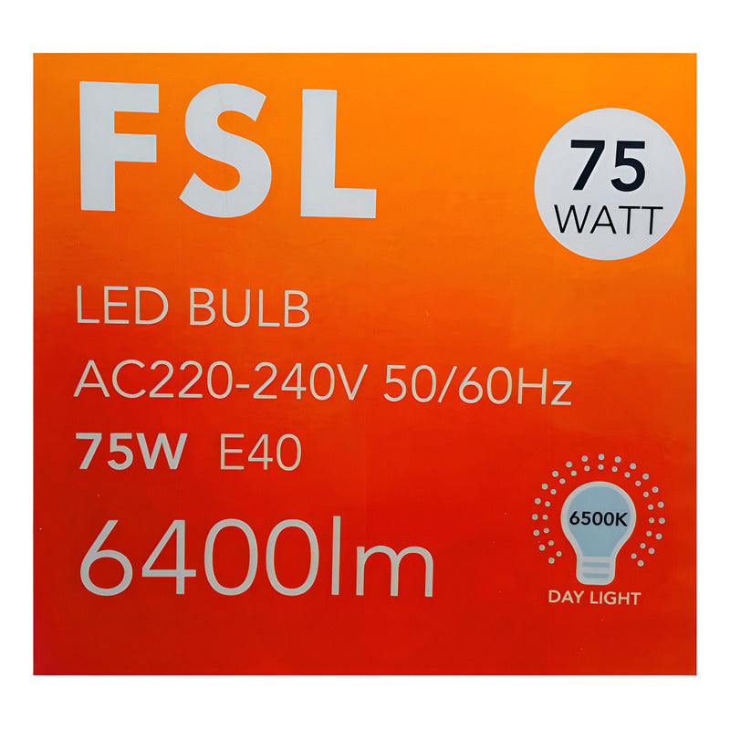 Lámpara Led Alta Potencia Alic Forza 75w Luz Fria E40