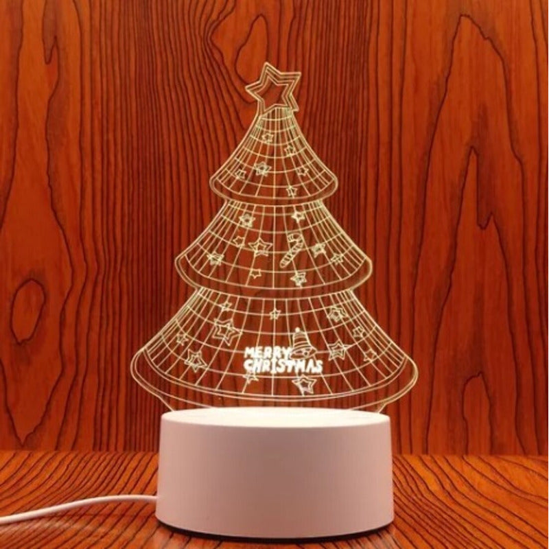 Lámpara 3D Decorativa LED – Diseño Moderno para Interiores