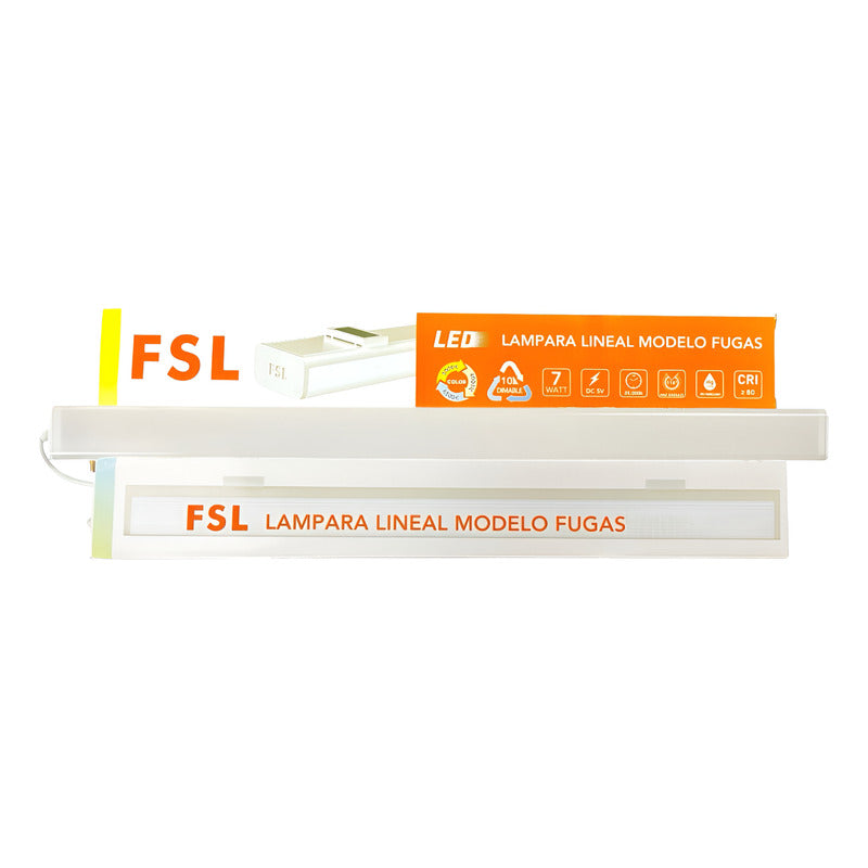 Lámpara Lineal LED 7W 3CCT FSL Cambio de Temperatura (Cálida / Neutra / Fría) – FSL