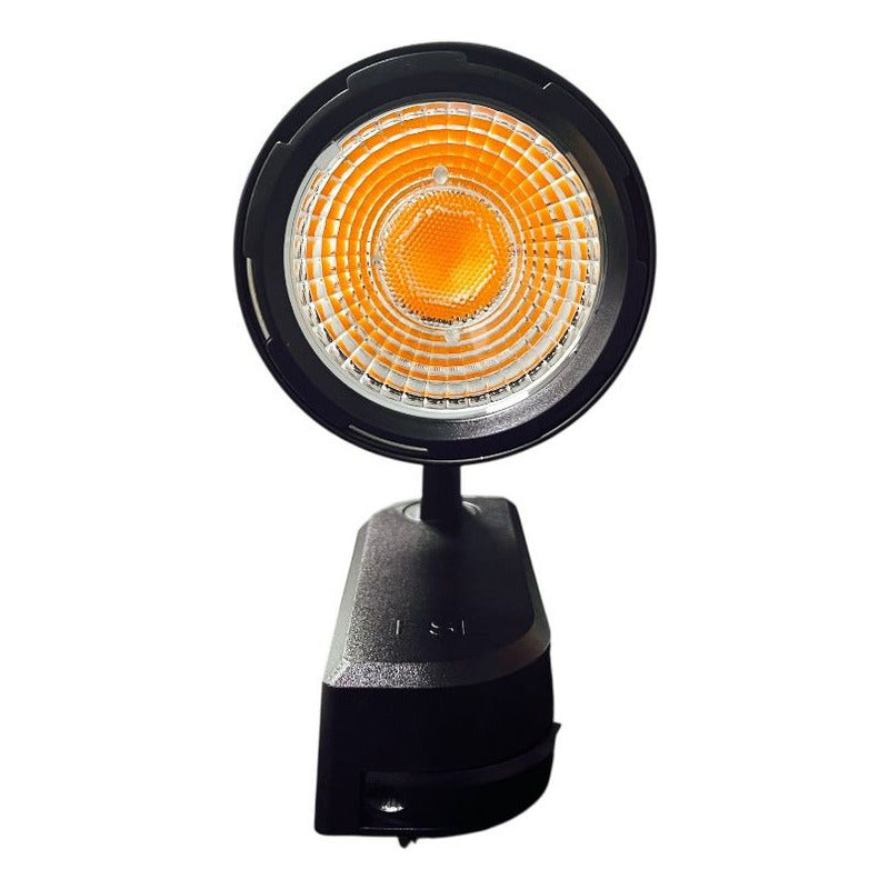 Foco Spot LED Riel Trifásico 35W Negro FSL Luz Cálida 3000K