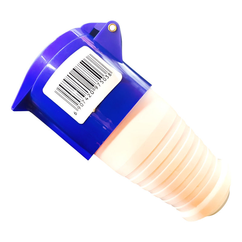 Enchufe Industrial Hembra Volante 32A 2P+T IP44 220–250V | Conector Resistente para Uso Industrial