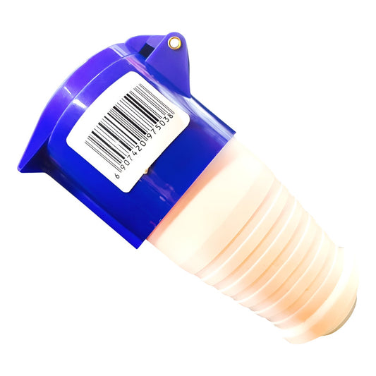 Enchufe Industrial Hembra Volante 32A 2P+T IP44 220–250V | Conector Resistente para Uso Industrial