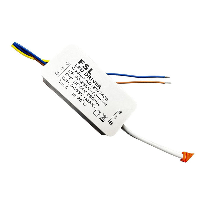 Panel LED Sobrepuesto con Sensor 18W Luz Fría 6500K –Blanco FSL