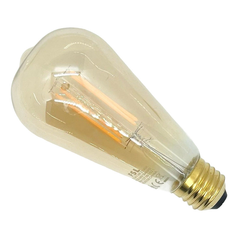 Ampolleta Led Tipo Pera St64 4w/e27 Luz Cálida- (2200k)  Fsl - 2200k