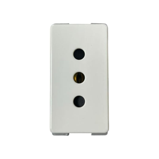Módulo Tomacorriente FSL F8B-G163 10A 250V Blanco 2P+T | Panel Modular Enchufe