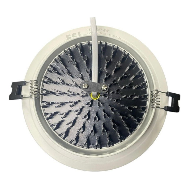Pack x2 Focos LED 14W Embutidos Luz Cálida y Fría – Aplique Bajo Consumo FSL