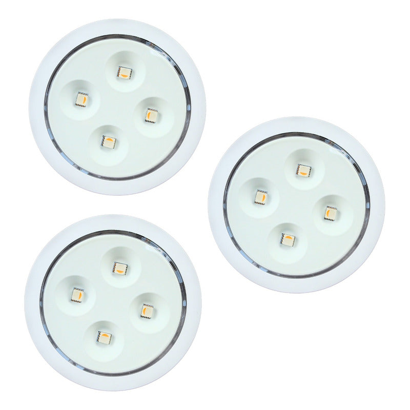 Pack x3 Luces LED RGB Decorativas con Control Remoto