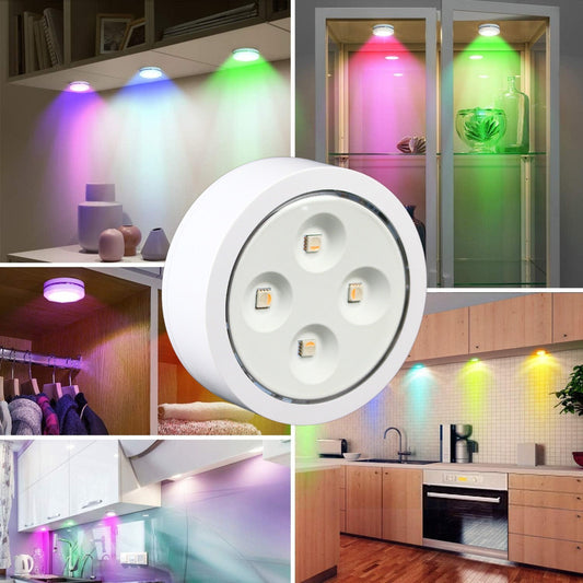 Pack x3 Luces LED RGB Decorativas con Control Remoto