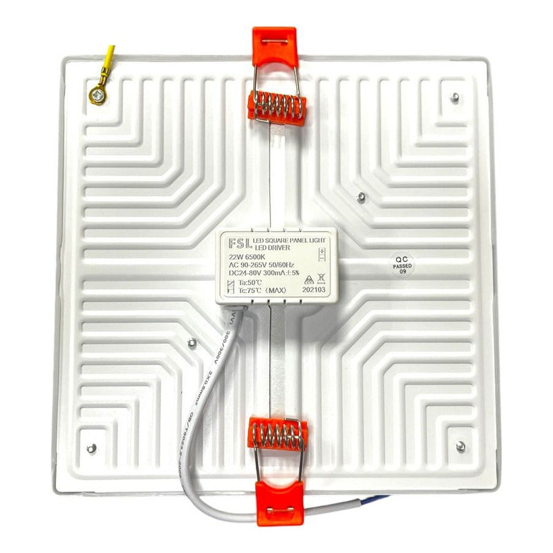 Panel LED Cuadrado Ajustable 22W Luz Fría 6500K – FSL