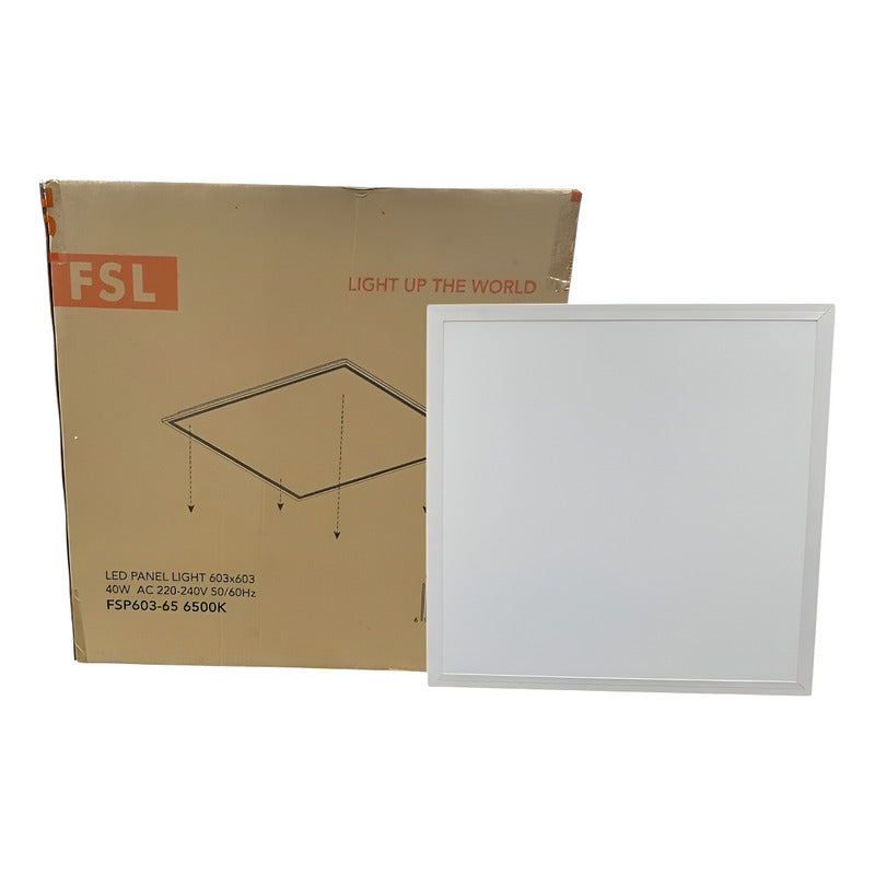 Pack x6 Panel LED Empotrado 40W 60x60 Luz Fría 6500K – FSL
