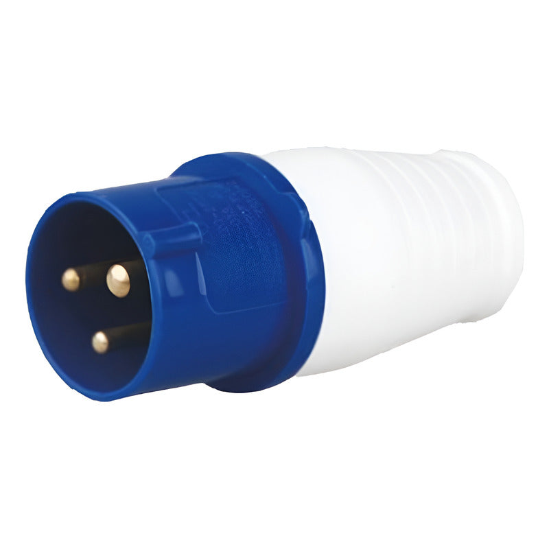 Enchufe Industrial Macho Volante FSL 2P+T 16A IP44 220-250V | Conexión Segura Exterior