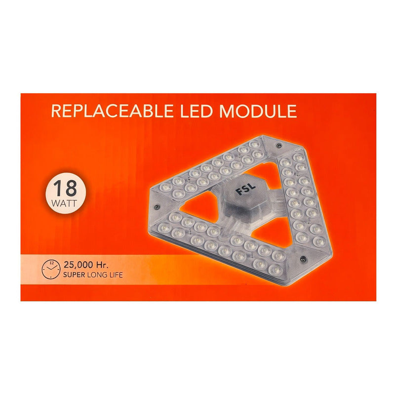 PACK X3 Lámpara LED Reemplazo Tubo Fluorescente Circular 220-240V 18W 5700K Instalación Magnética