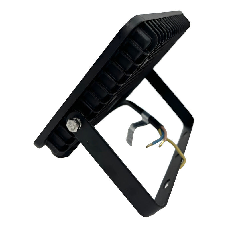 Pack X2 Foco Reflector Led 20w/ip65 (negro) Luz Fría- Fsl Blanco