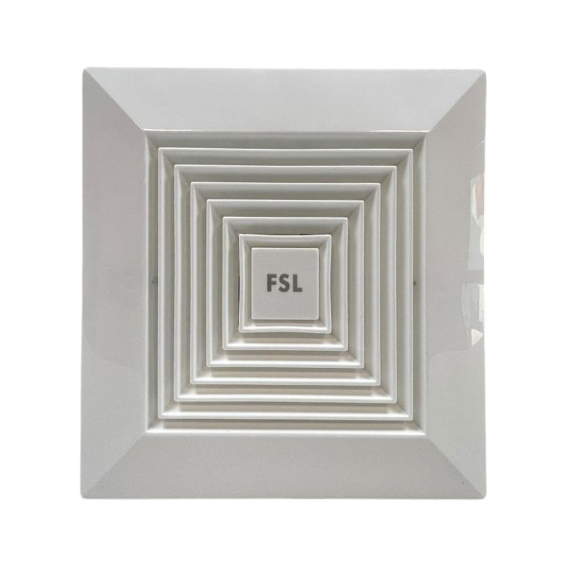 Ventilador Extractor Aire FSL 4" 30W 1300 RPM | Salida Lateral Baños Cocinas Blanco
