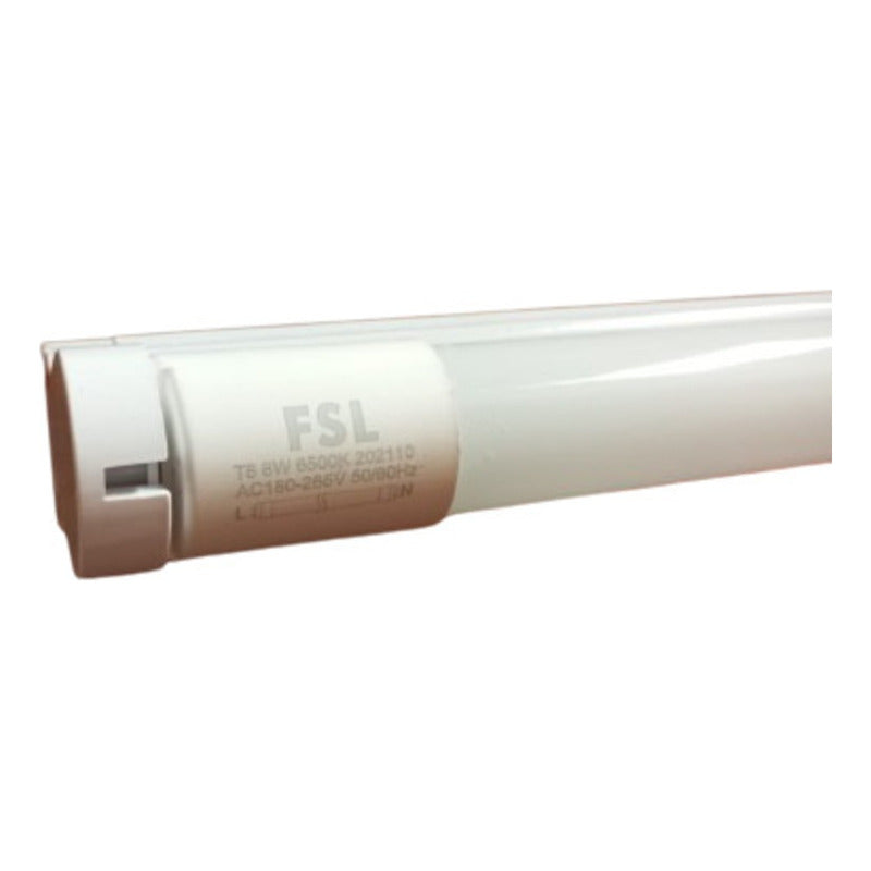 Pack X20 Tubo LED T8 Integrado 60cm 8W FSL Luz Cálida 3000K / Fría 6500K Equipo Lineal Conectable 220V