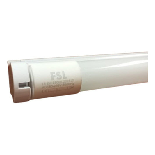 Pack X20 Tubo LED T8 Integrado 60cm 8W FSL Luz Cálida 3000K / Fría 6500K Equipo Lineal Conectable 220V
