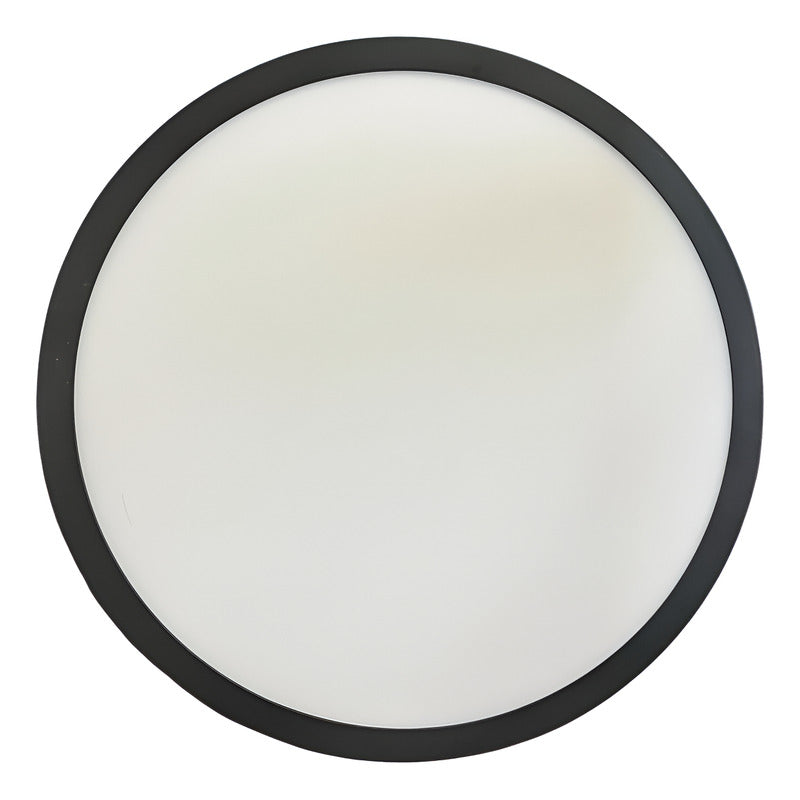 Panel LED Sobrepuesto Redondo 24W Negro – Luz Fría 6500K – FSL