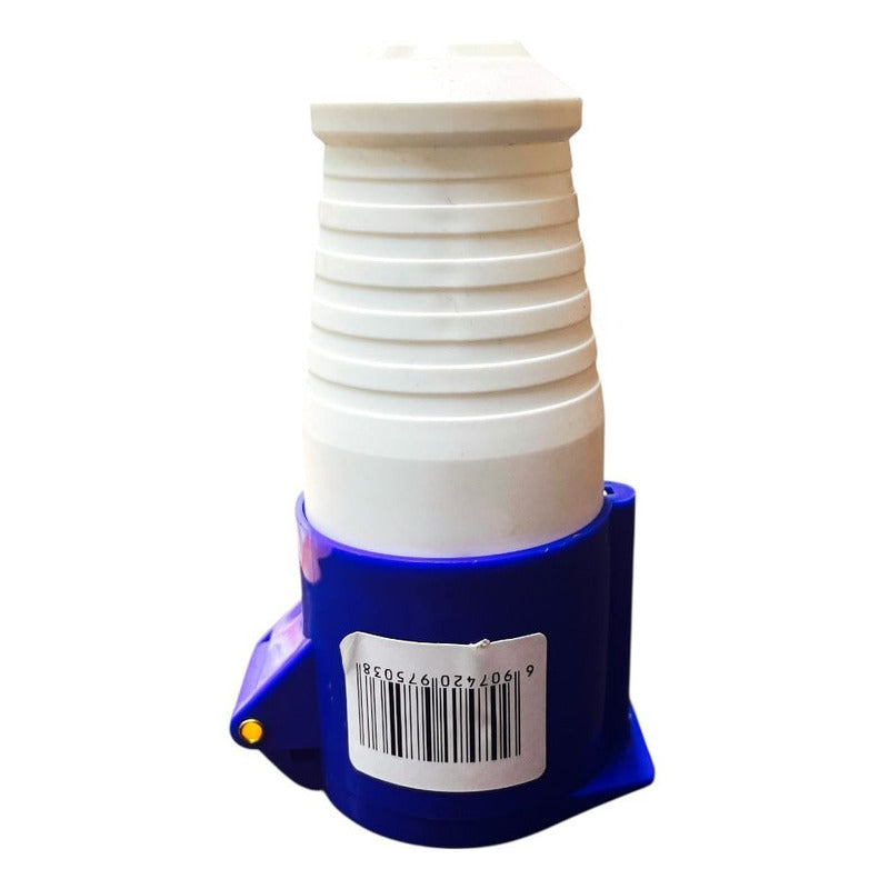 Enchufe Industrial Hembra Volante 32A 2P+T IP44 220–250V | Conector Resistente para Uso Industrial