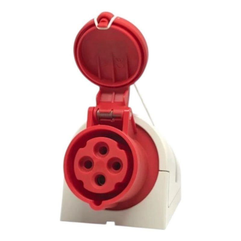 Enchufe Industrial Hembra Sobrepuesto FSL 3P+T 16A IP44 380-415V 6h | Toma Trifásica Fija