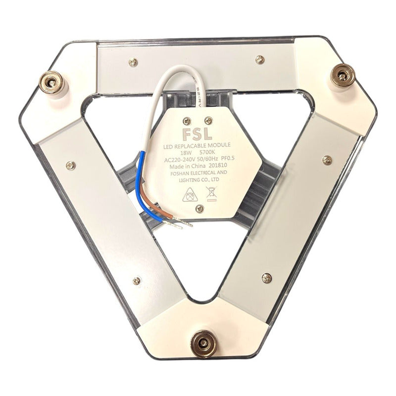 PACK X3 Lámpara LED Reemplazo Tubo Fluorescente Circular 220-240V 18W 5700K Instalación Magnética