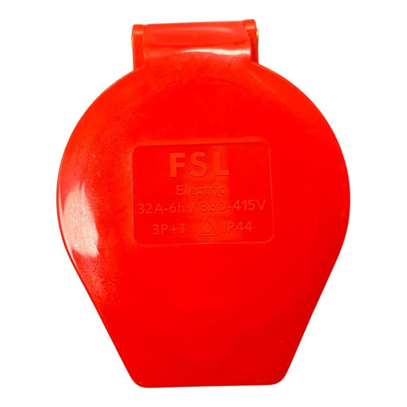Enchufe Industrial Hembra Volante FSL 3P+T 32A IP44 380V | Trifásico Móvil Ultra Potente