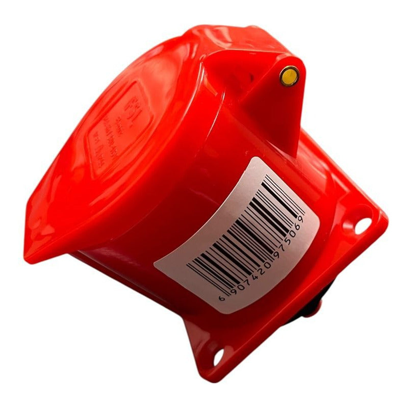 Enchufe Industrial Hembra Embutido FSL 3P+T 32A IP44 380-415V 6h | Toma Trifásica Oculta Potente