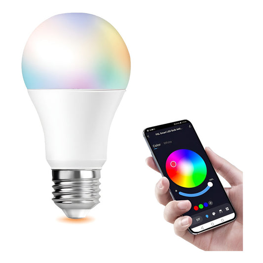 Ampolleta LED Inteligente A60 9W E27 RGB Bluetooth Dimmable FSL
