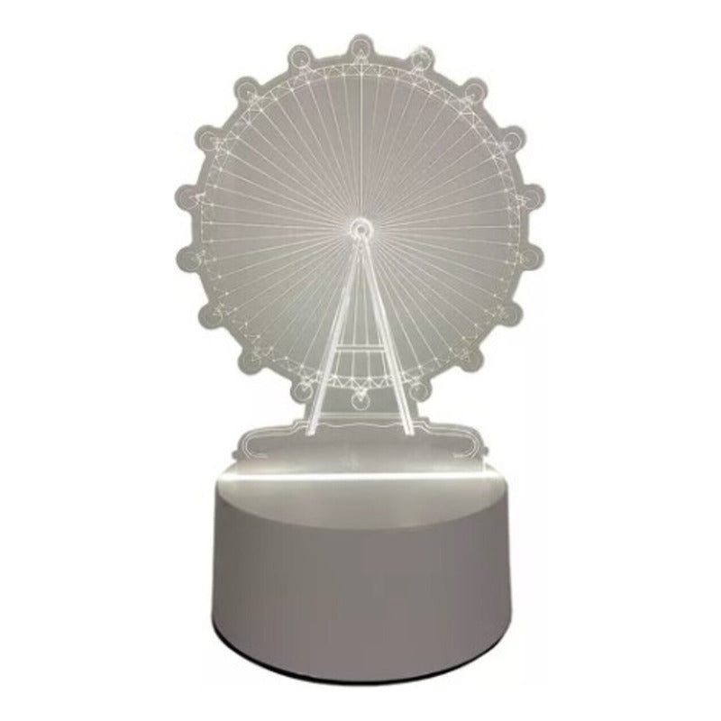 Lámpara 3D Decorativa LED – Diseño Moderno para Interiores