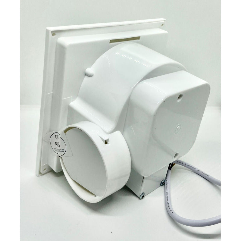Ventilador Extractor Aire FSL 90mm 25W 1300 RPM |Salida Lateral Baños Cocinas Silencioso Blanco