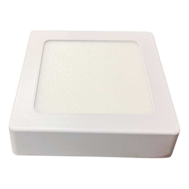 Panel Led Sobrepuesto Cuadrado 6w Luz Cálida O Fría -fsl