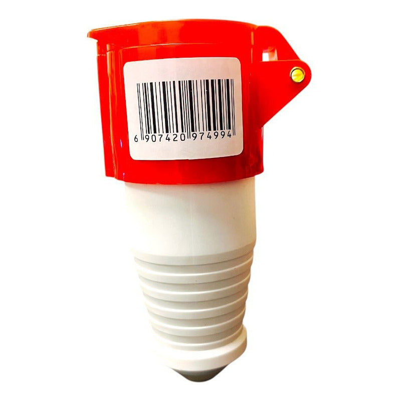 Enchufe Industrial Hembra Volante FSL 3P+T 16A IP44 380-415V 6h | Trifásico Móvil Rojo