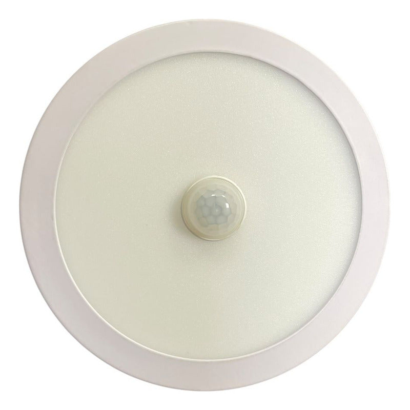 Panel Led Sobrepuesto Con Sensor 12w Luz Fría (6500k)- Blanco Fsl