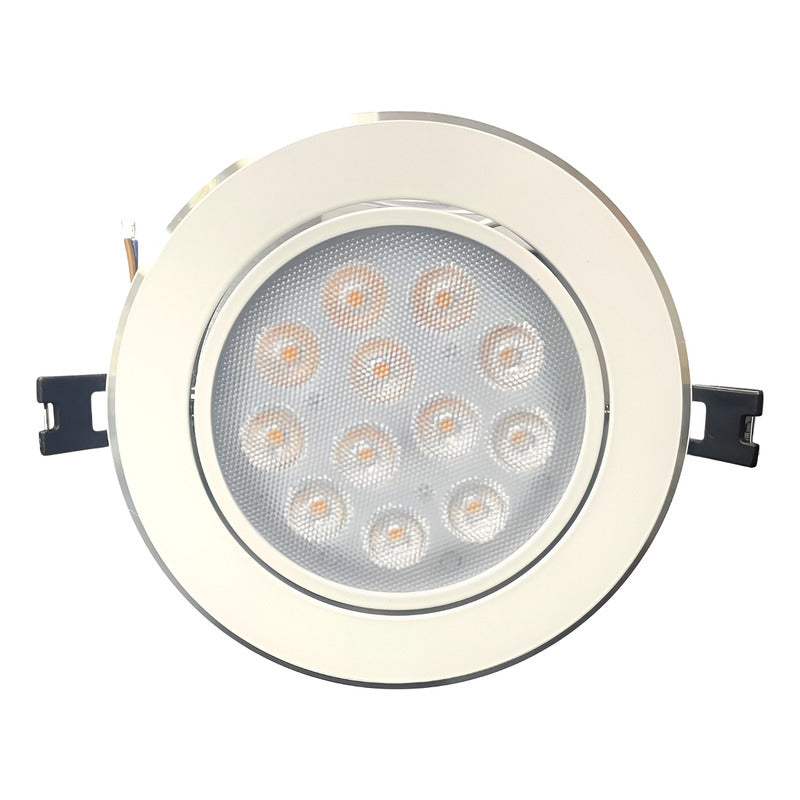 Pack x2 Focos LED 14W Embutidos Luz Cálida y Fría