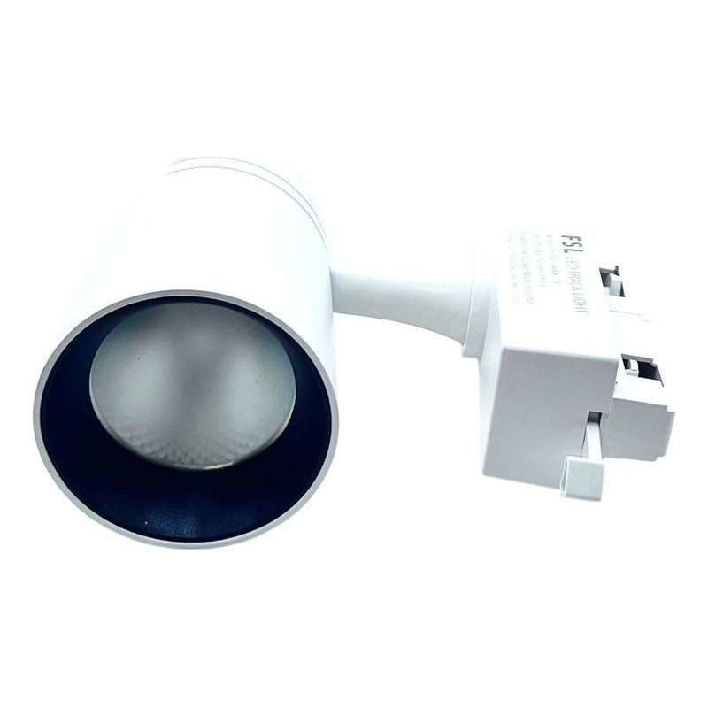 Foco Spot LED para Riel Monofásico 35W Blanco FSL Luz Cálida 3000K / Neutra 4000K
