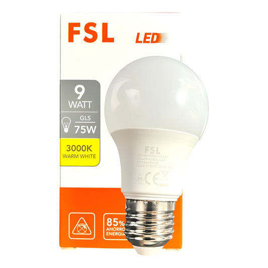 Ampolletas Led A60 9w/e27 Universal Calida-neutra-fría Fsl