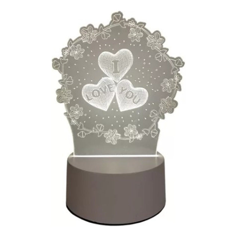 Lámpara 3D Decorativa LED – Diseño Moderno para Interiores