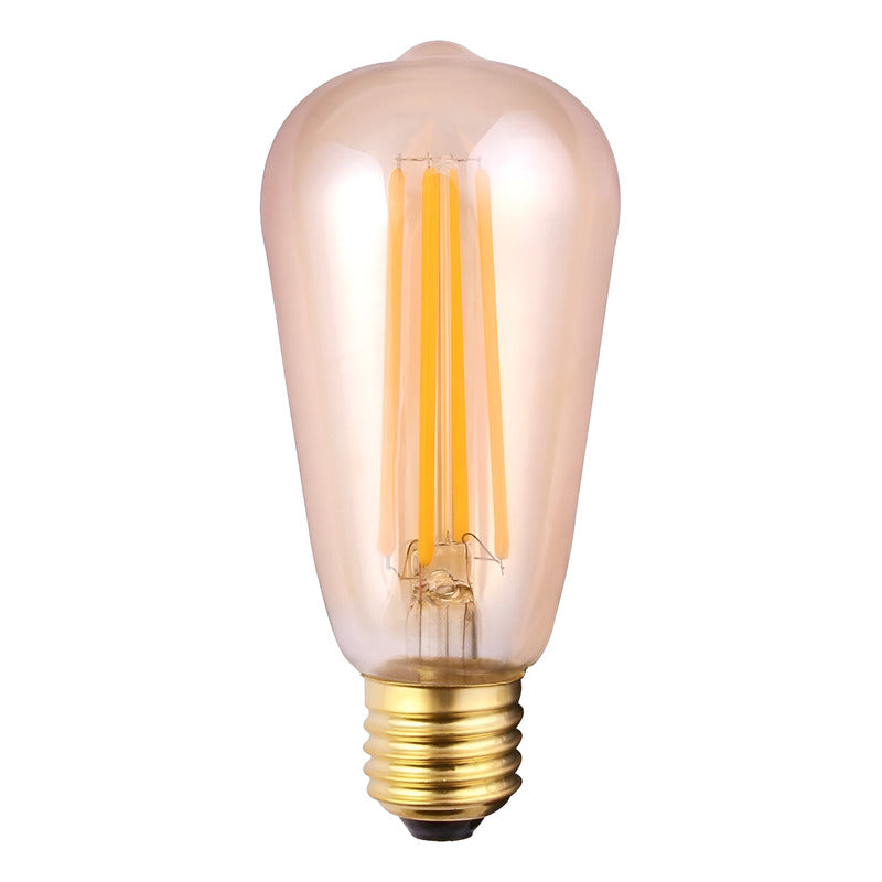 Ampolleta Led Tipo Pera St64 4w/e27 Luz Cálida- (2200k)  Fsl - 2200k