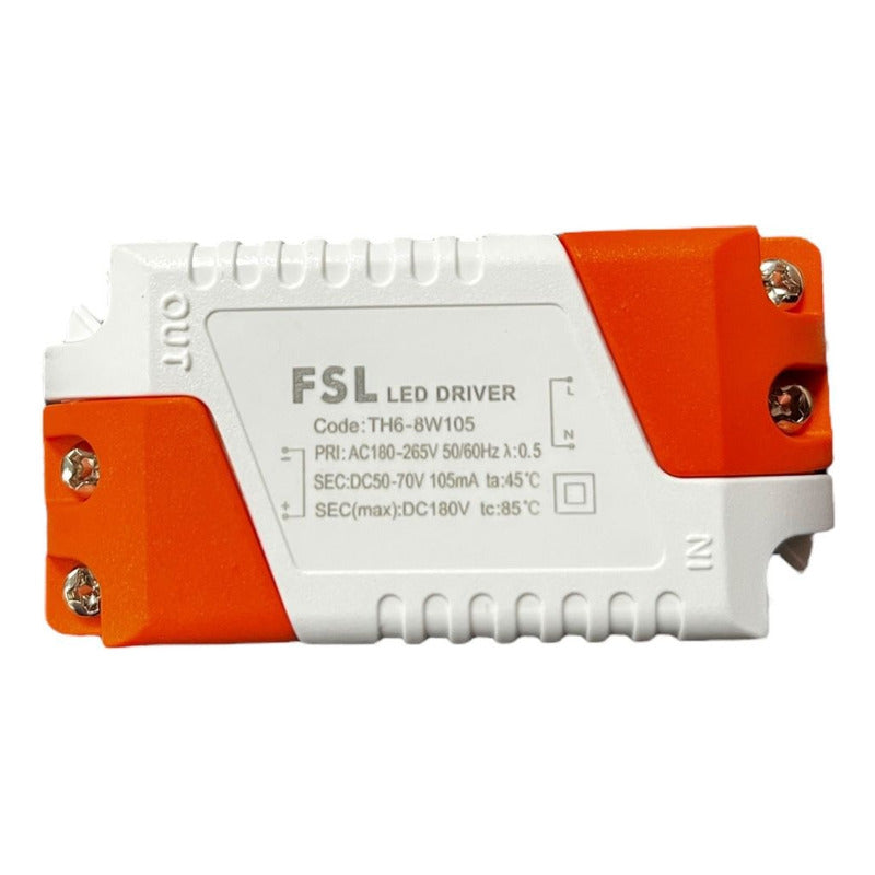 Pack x2 Foco LED Embutido Aplique 8W FSL Luz cálida/fría 220V