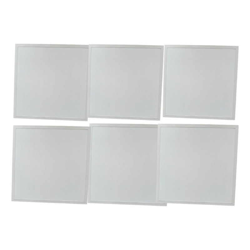 Pack x6 Panel LED Empotrado 40W 60x60 Luz Fría 6500K – FSL
