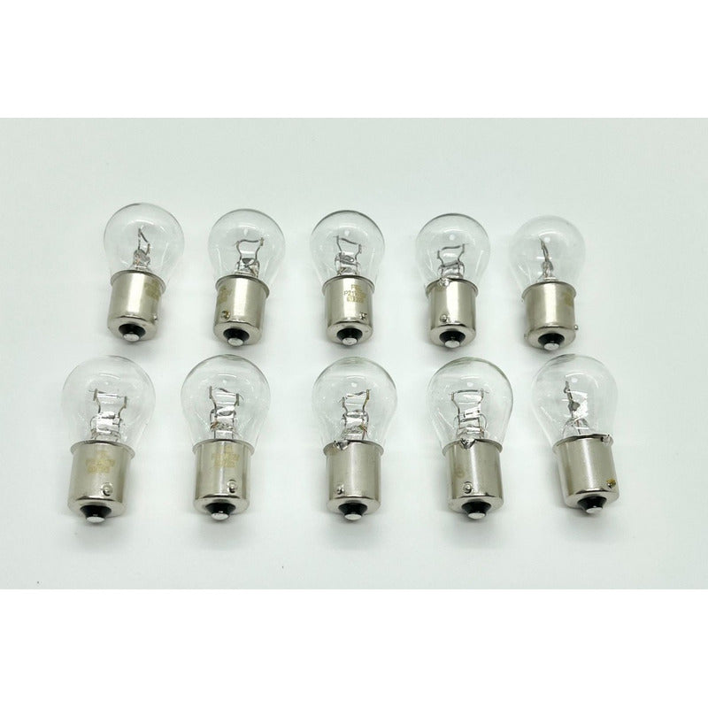 Pack X20 Ampolleta Halógena S25 12V 21W BA15S 1 Contacto Pata pareja Para Auto FSL