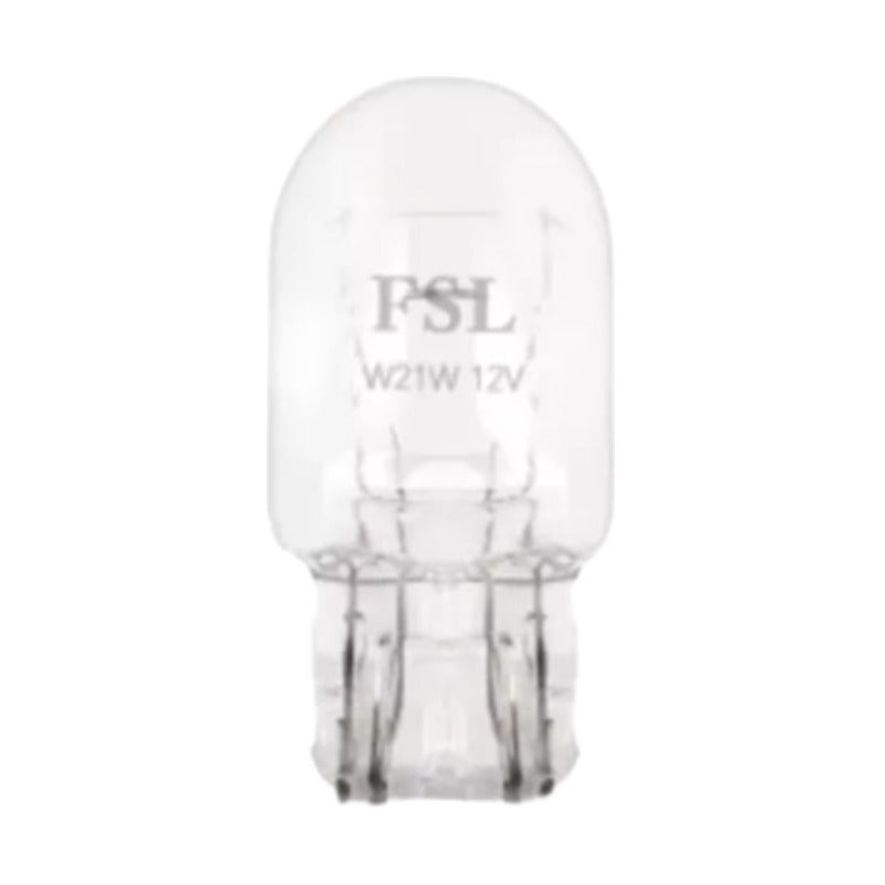 Pack X10 Ampolleta Halógena T20 21/5W 12V W3x16q Transparente 2 Contactos Para Auto FSL