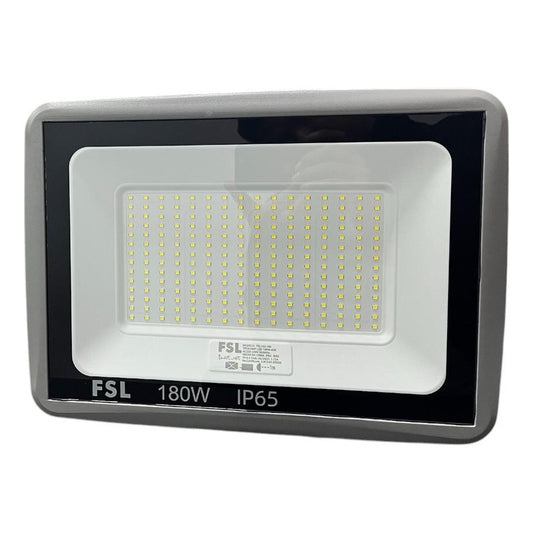 Reflector LED SMD 180W FSL IP65  Luz Fría 6500K Exterior Certificado SEC – Alta Potencia